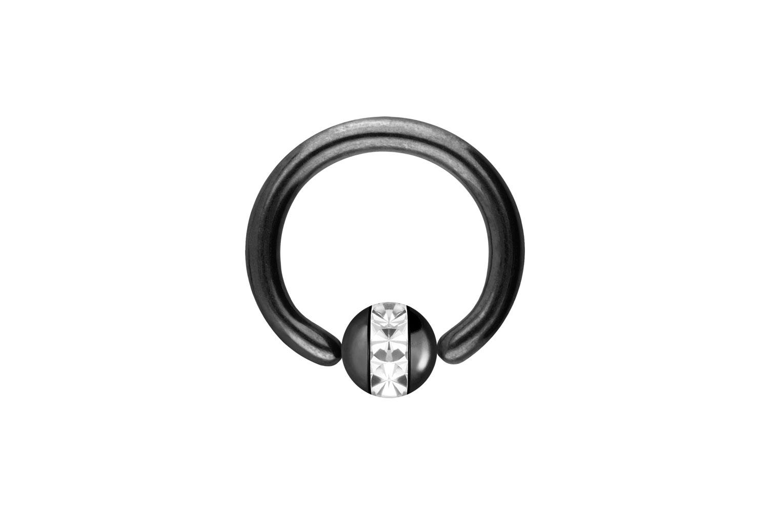 Chirurgenstahl Klemmkugelring Piercing EPOXY-RING-KUGEL